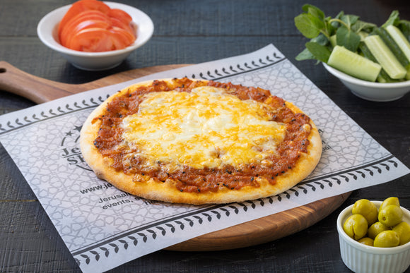 Muhammara with cheese