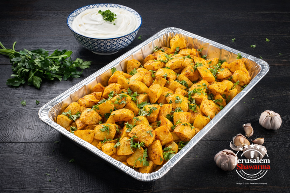 Garlic Potatoes Salad Calgary - Jerusalem Shawarma